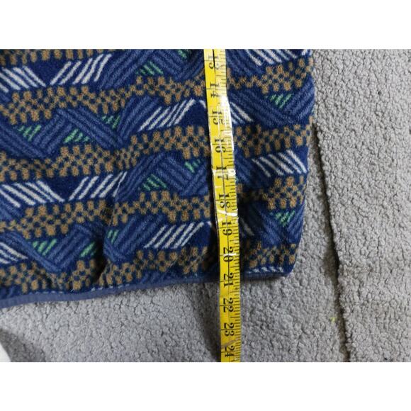 Patagonia Synchilla Kids Medium Multi Aztec Print T Snap Fleece Pullover Pocket - Picture 7 of 7